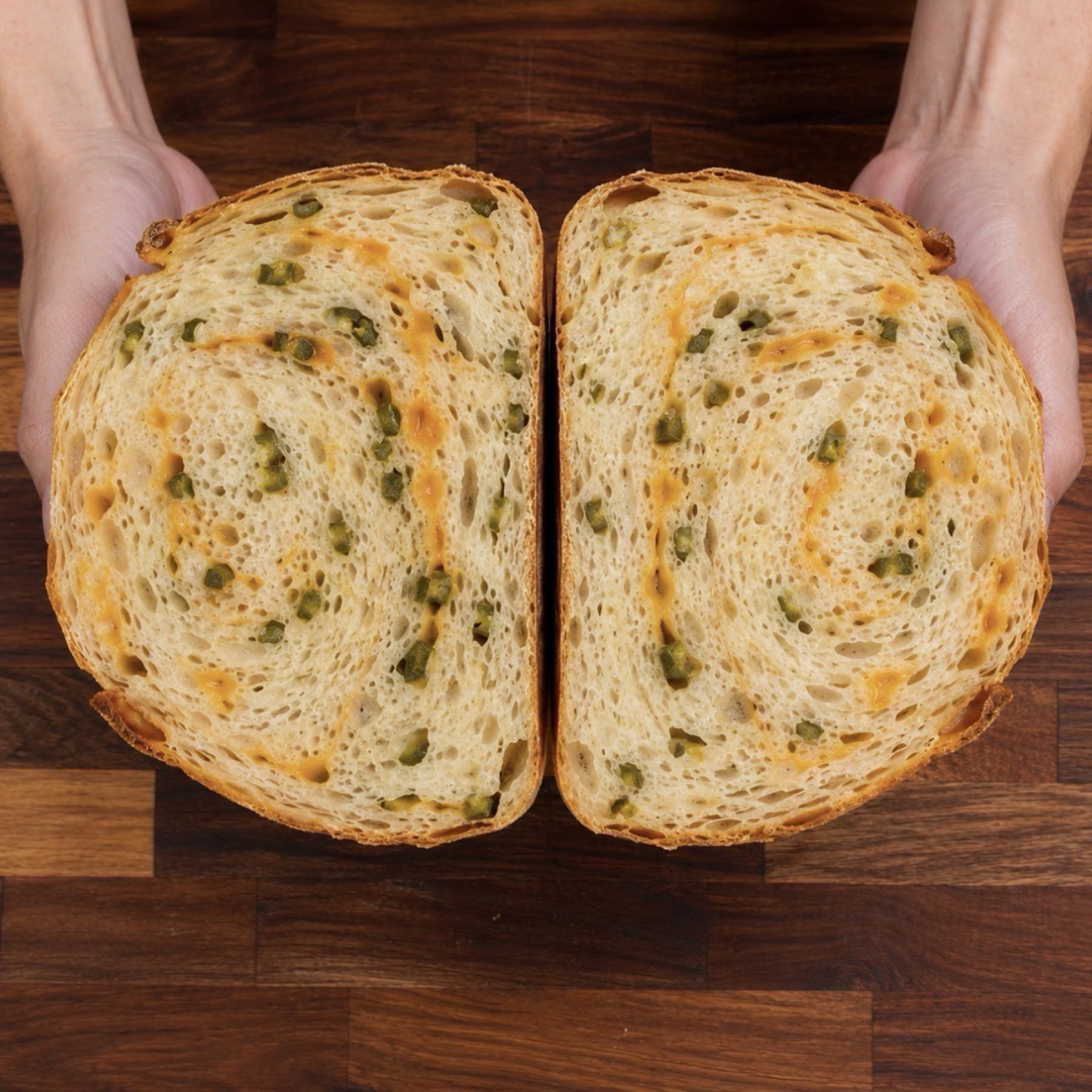 Garden Jalapeño-Cheddar Sourdough
