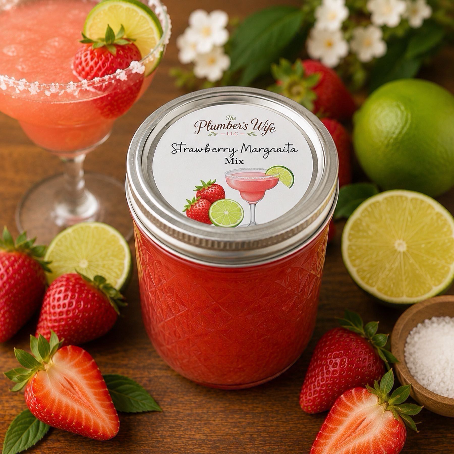 Strawberry Margarita Mix—100% Organic Ingredients