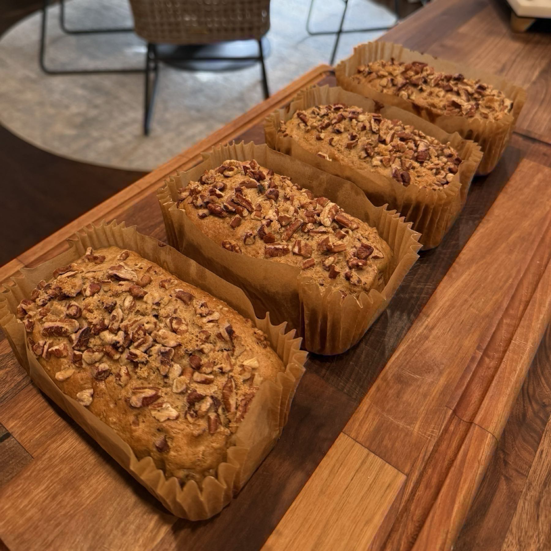 Lizzie’s Brown Butter Texas Pecan Banana Bread MINI Loaf