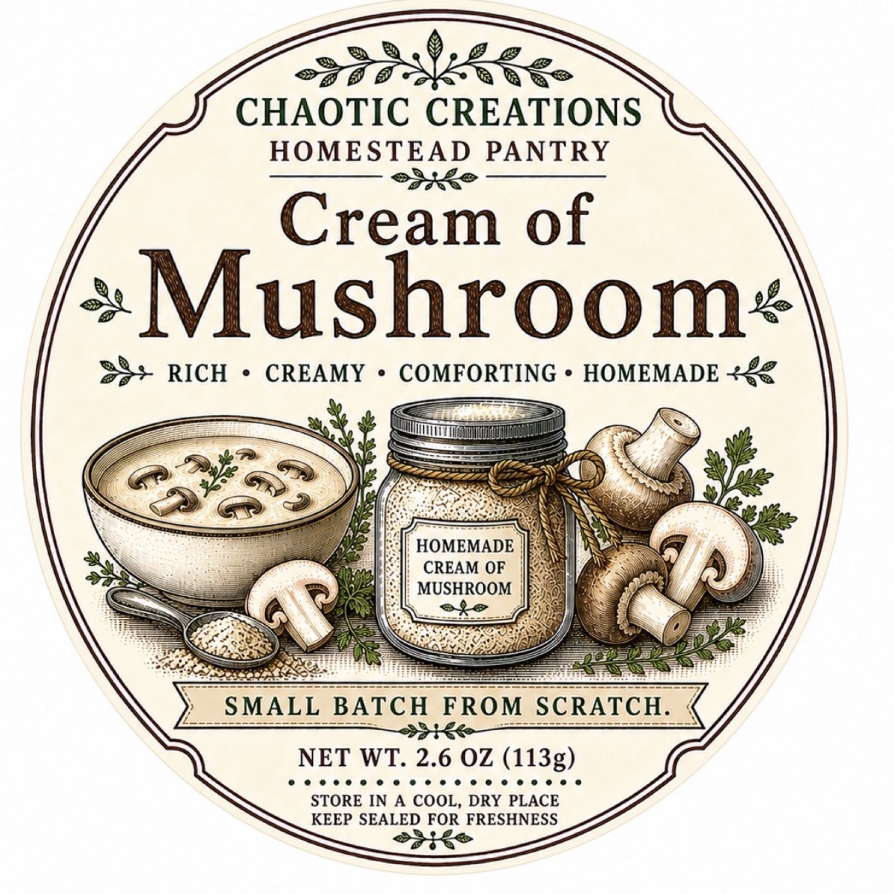 Cream of Mushroom Soup Base