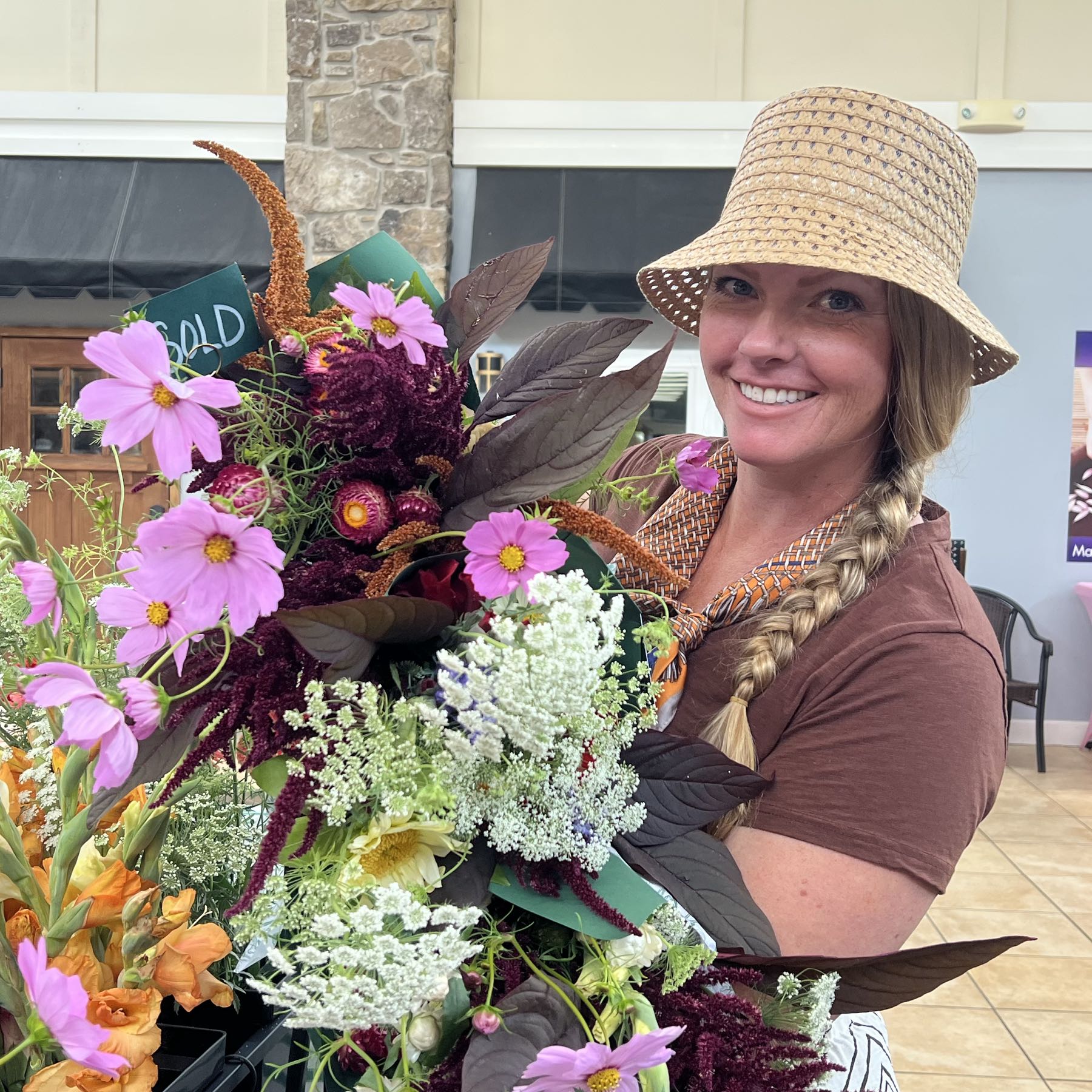 Cassandra Steele, farm owner at Lavish Array Flower Farm
