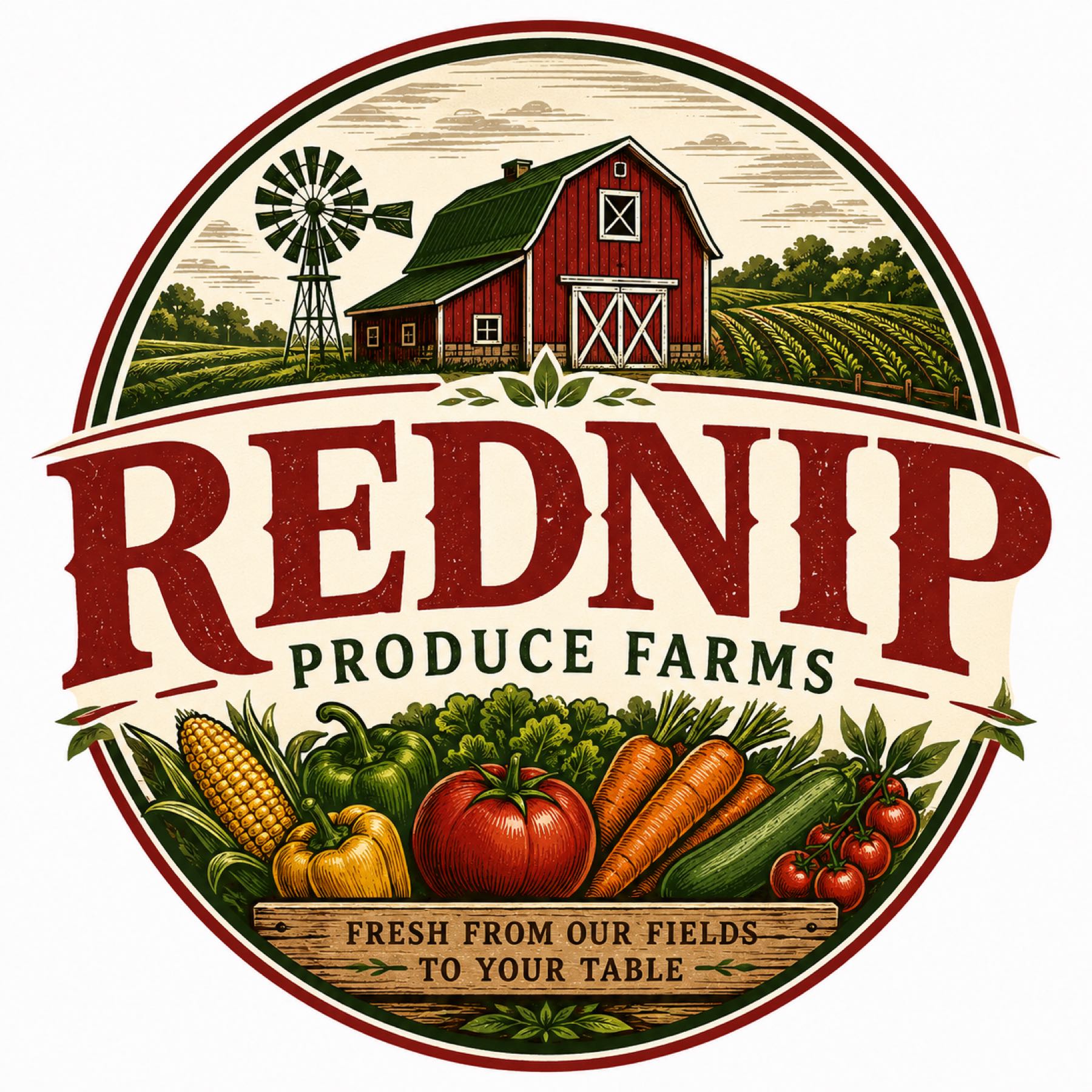 Chase, farm owner at Rednip Farms