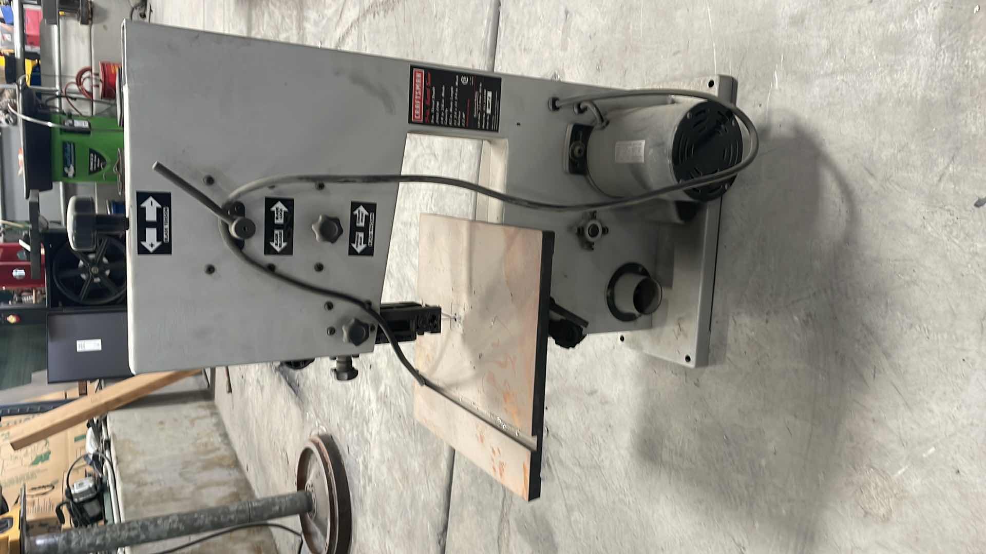 Photo 3 of CRAFTSMAN 9” BAND SAW 1/3HP 62” BLADE LENGTH