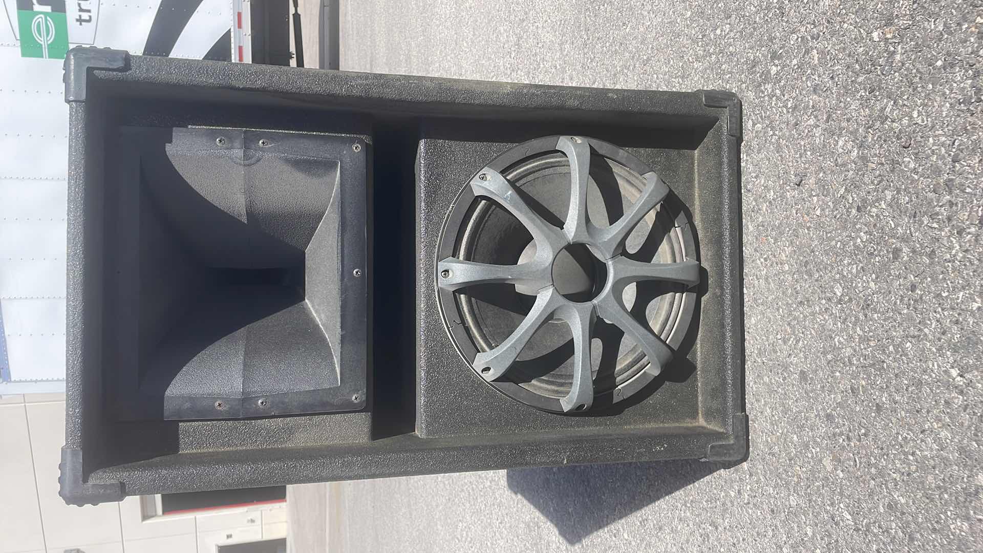 Photo 1 of KICKER 12” SUBWOOFER 16” x 17-1/2” H 27-1/2” BOX