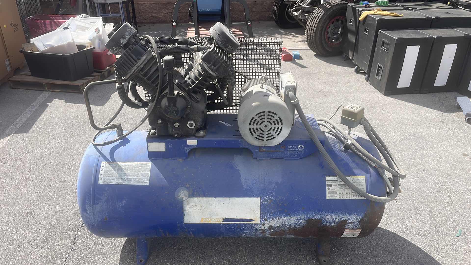 Photo 1 of CAMPBELL HAUSFELD  120 GALLON 10HP AIR COMPRESSOR