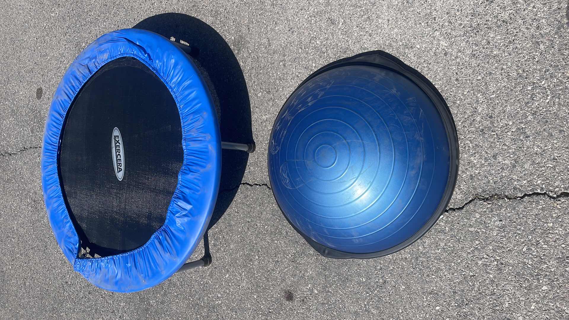 Photo 1 of MINI TRAMPOLINE AND BOSU BALL