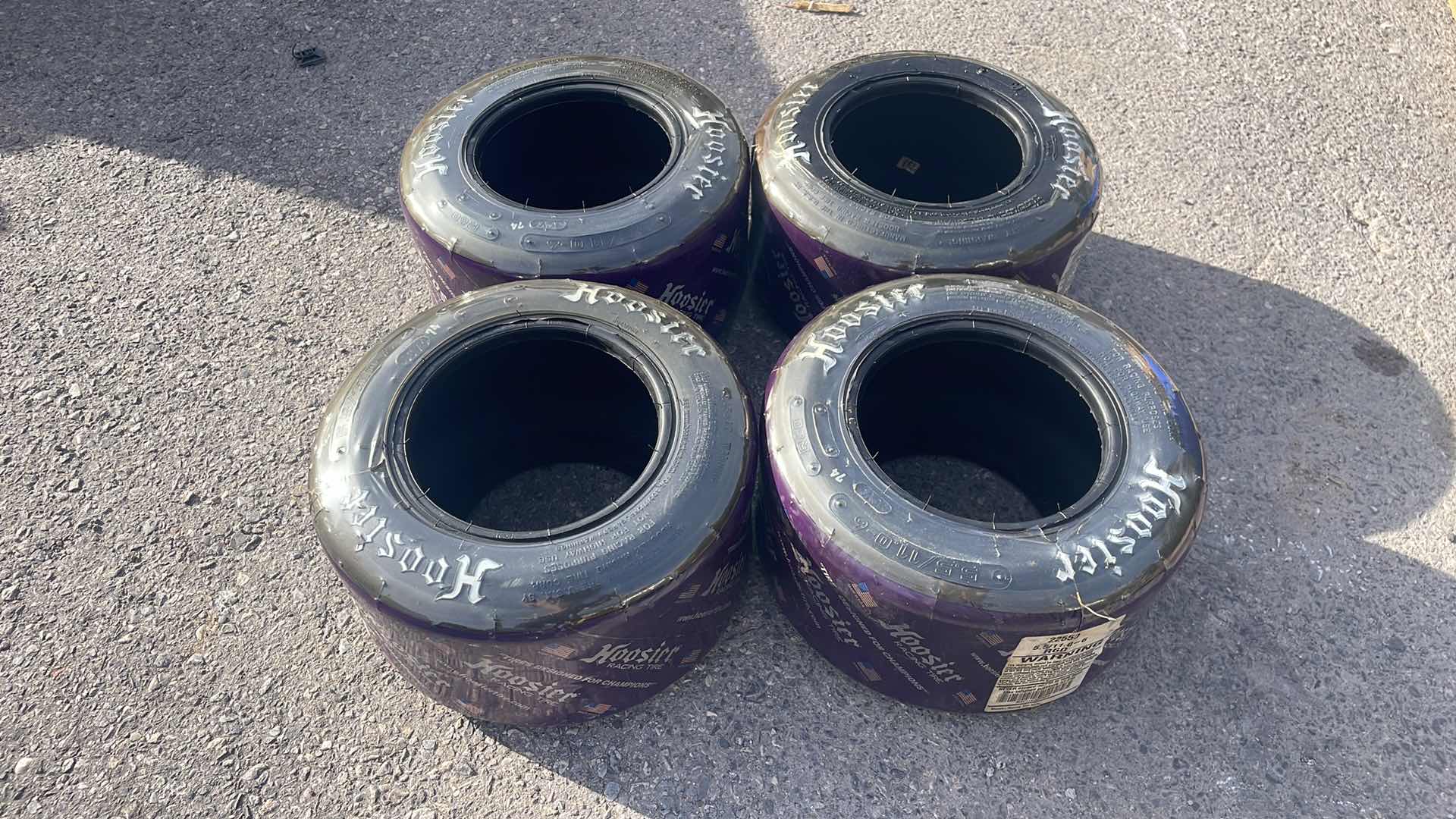 Photo 1 of HOOSIER ROAD RACING CART TIRES 22550 5.5/11.0-6R60 (4)