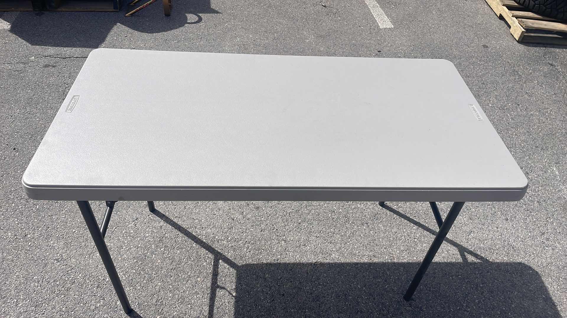 Photo 3 of LIFETIME 48” x 24” H30” FOLDABLE TABLE MODEL 80294