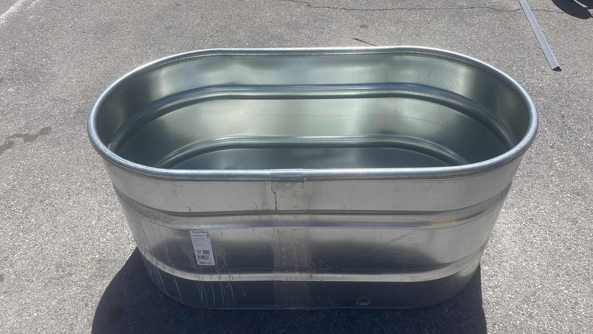 Photo 1 of TARTER HEAVYDUTY GALVANIZED STOCK TANK 100 GALLONS