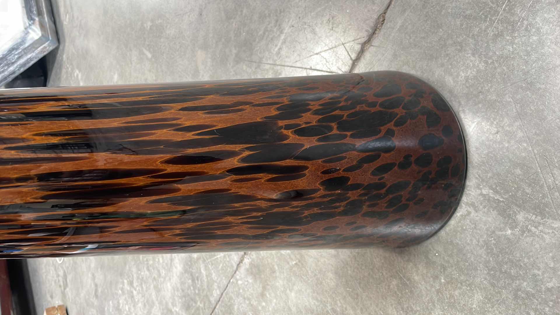 Photo 4 of TORTOISESHELL VASE/HOME DECOR 12” DIAMETER AT BASE 47-1/2” TALL TOP PIECE HAS CRACK