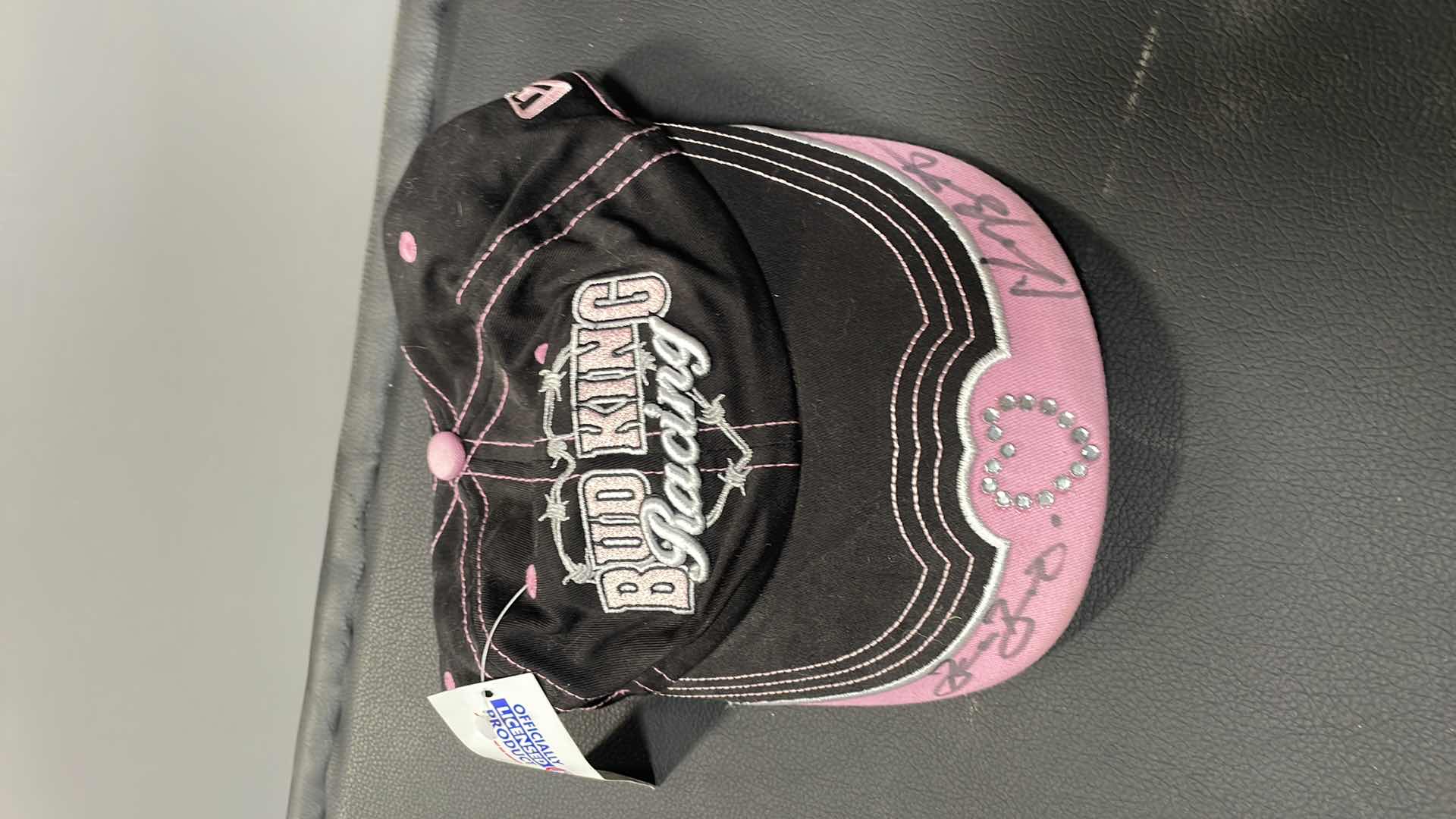 Photo 4 of 2 AUTOGRAPHED BUD HATS AND LADIES POWER TRIP GLOVES SIZE LARGE