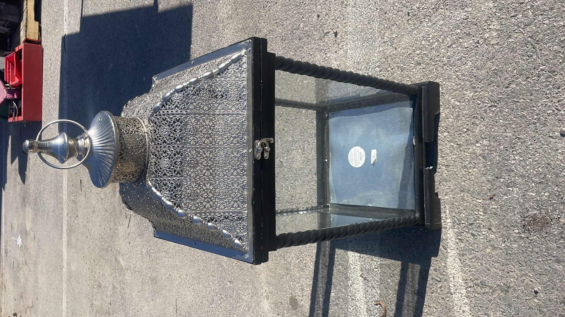 Photo 1 of PIER 1 IMPORTS LARGE LANTERN 12-1/2” x12-1/2” x 31”