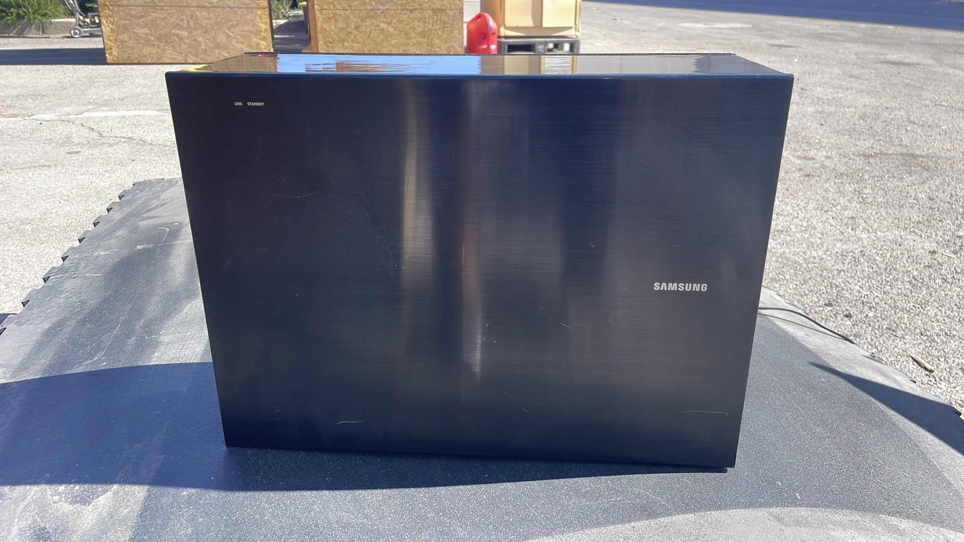 Photo 1 of SAMSUNG PS-WJ550 WIRELESS SUBWOOFER & POWER CORD ONLY NO SOUNDBAR