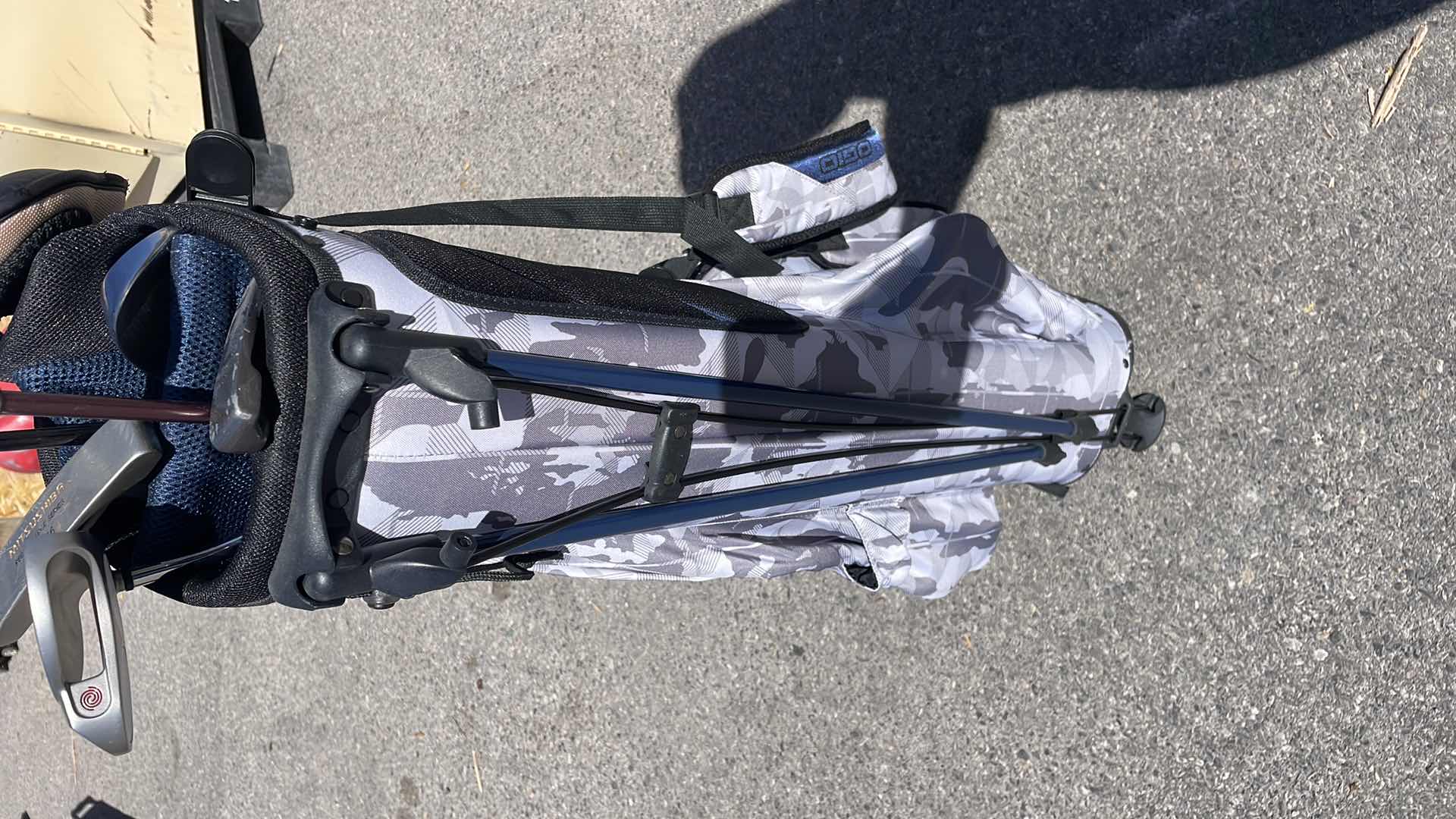 Photo 8 of OGIO WIRE STAND BAG HOTH CAMO WITH MISC GOLF CLUBS RIGHT HANDED AND LEFT-HANDED