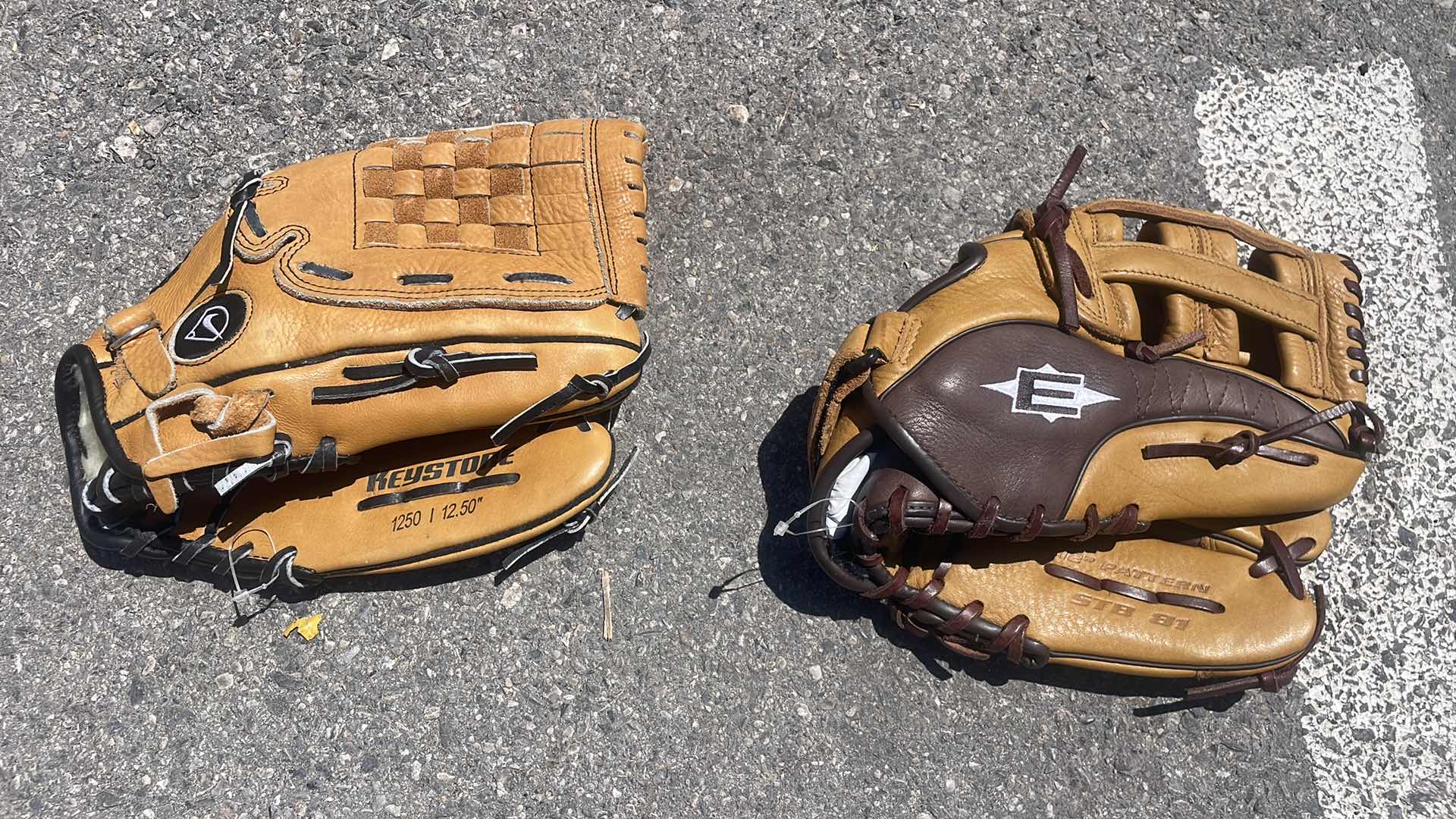 Photo 1 of NIKE AND EASTON BASEBALL SOFTBALL GLOVES.