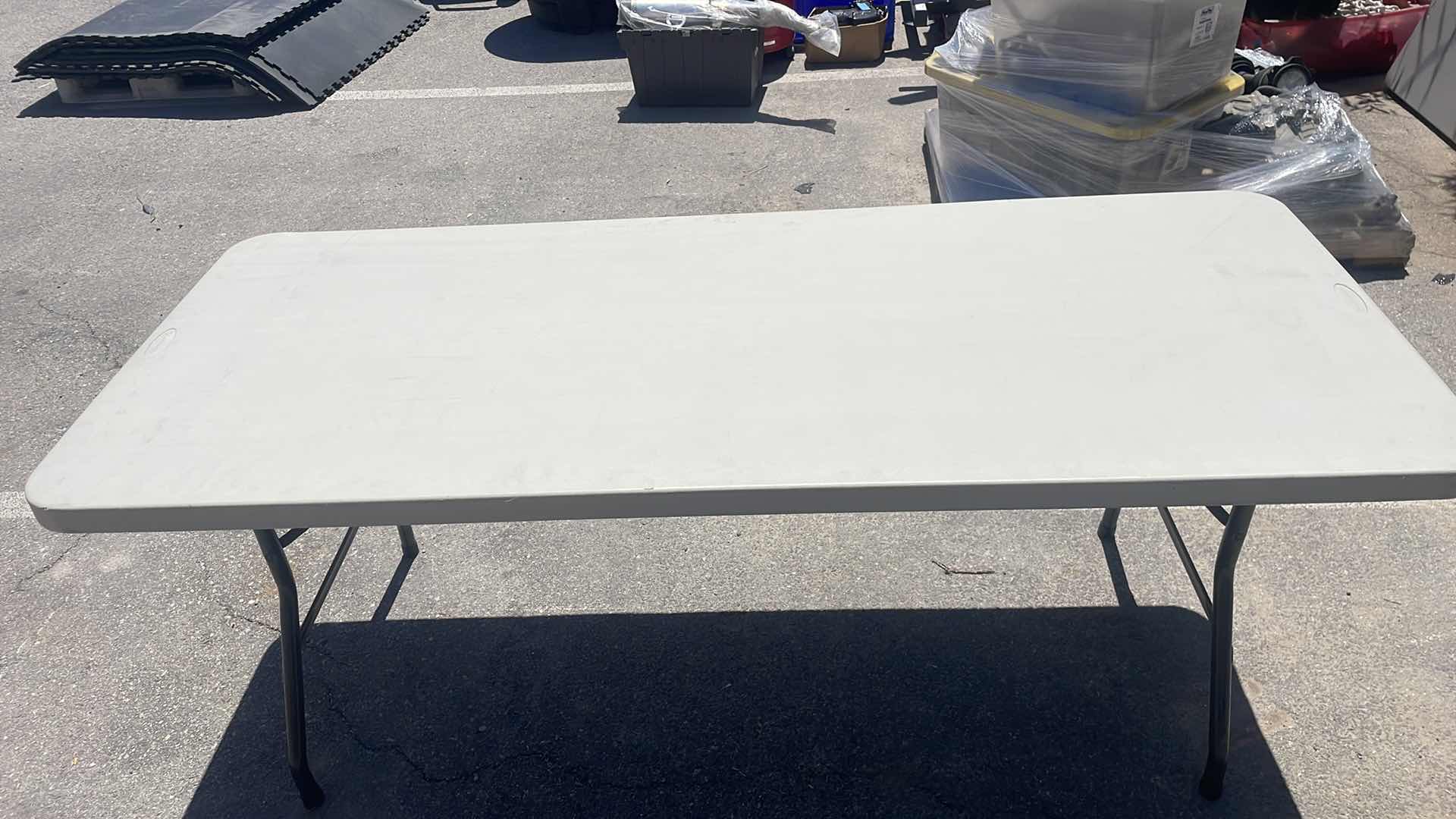 Photo 1 of SAMSONITE PARTY TABLE 72” x 29-1/2”