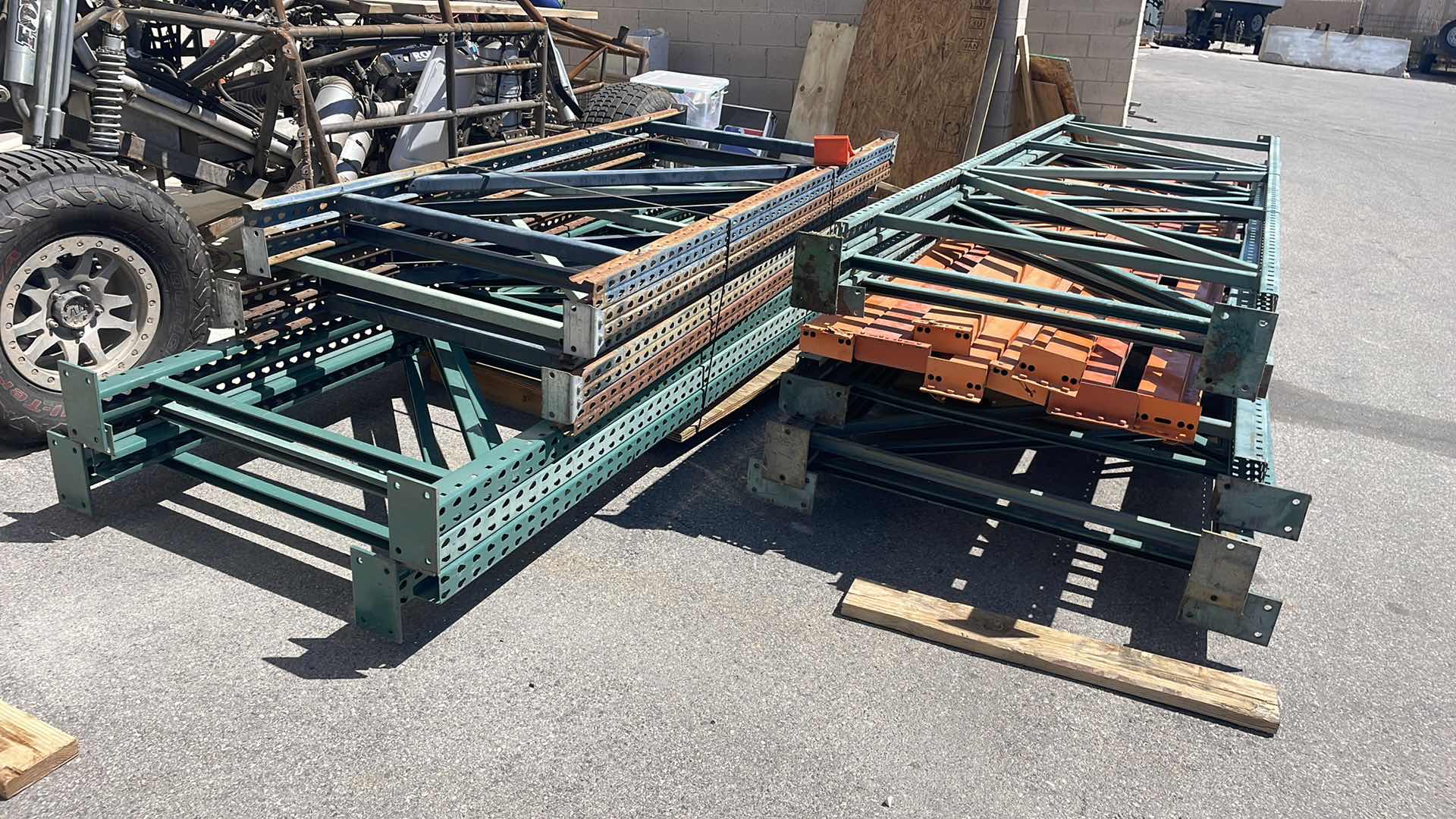 Photo 2 of PALLET RACKING AND ARMS VARIOUS SIZES