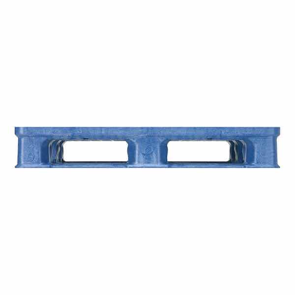 Photo 2 of ORBIS 4969187 RACKOCELL 48" X 40" BLUE POLYETHYLENE RACKABLE PALLET