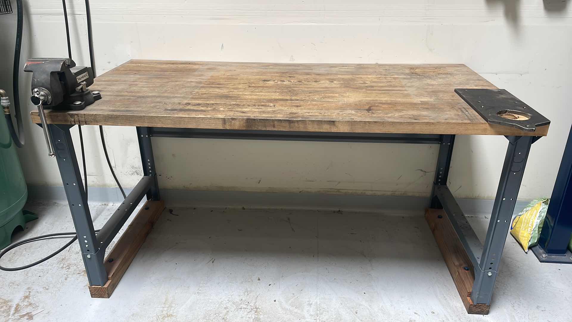 Photo 1 of WORK BENCH 72” x 36” WITH PALMGREN 5” VISE