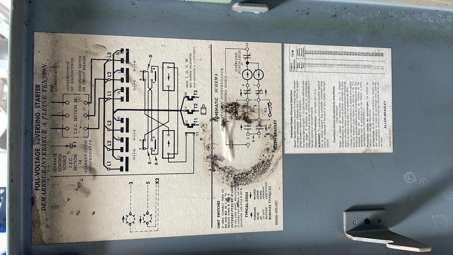 Photo 5 of ALLEN BRADLEY COMBINATION STARTER