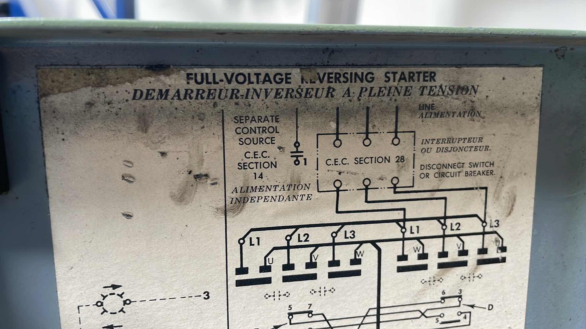 Photo 6 of ALLEN BRADLEY COMBINATION STARTER