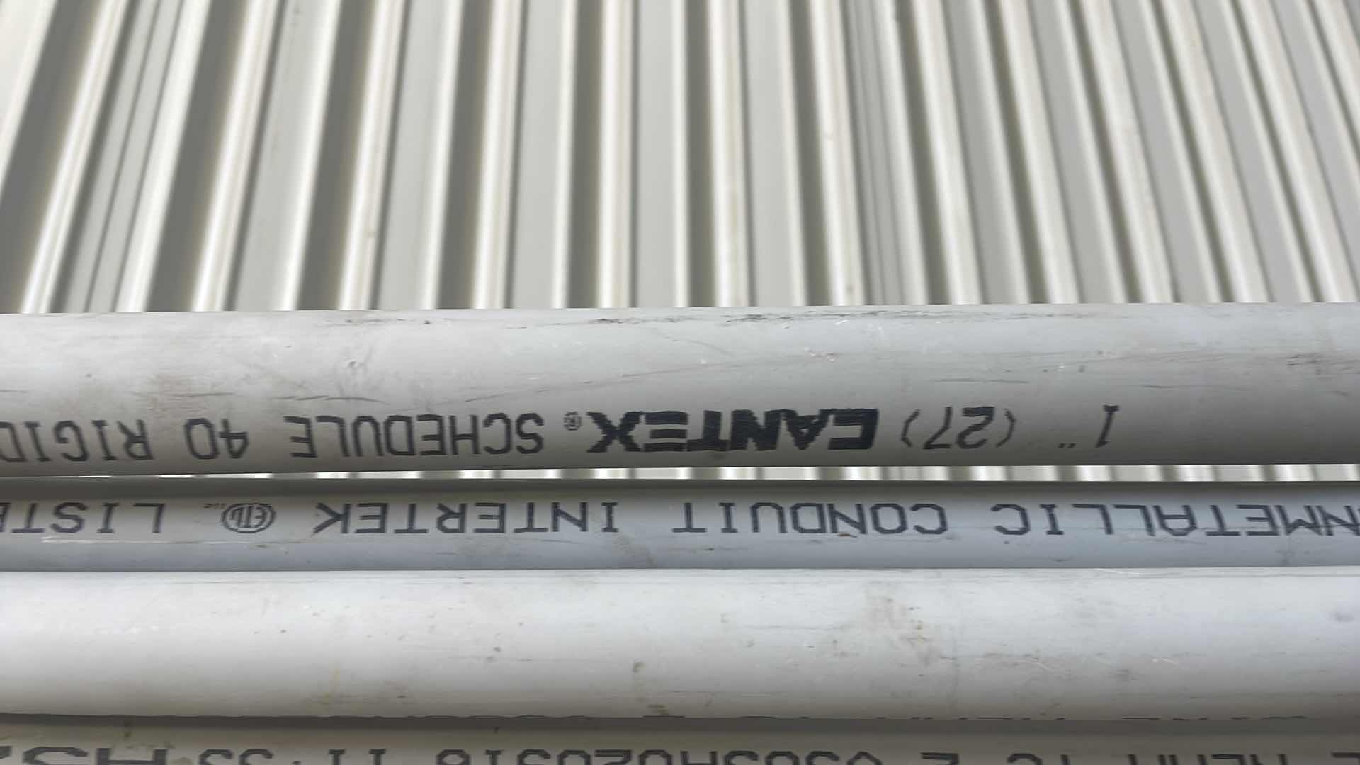 Photo 6 of ELECTRICAL CONDUIT SCHEDULE 40 3/4” 4-10’, SPARE 1” PC, 3/4 FLEX TUBING AND 15’ ROLL OF 12/3 ROMEX