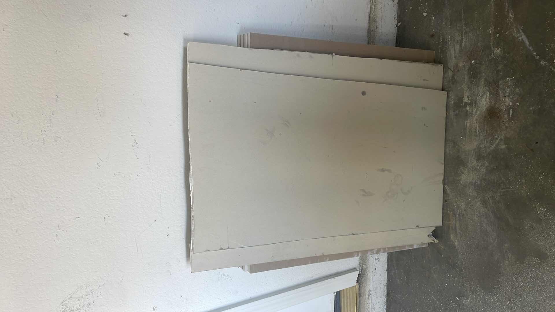 Photo 6 of PATCH AND REPAIR DRYWALL PANELS 5/8” x 23-5/8” x 23-5/8” (4), 1/2" 2 PCS DRYWALL ODD SIZES