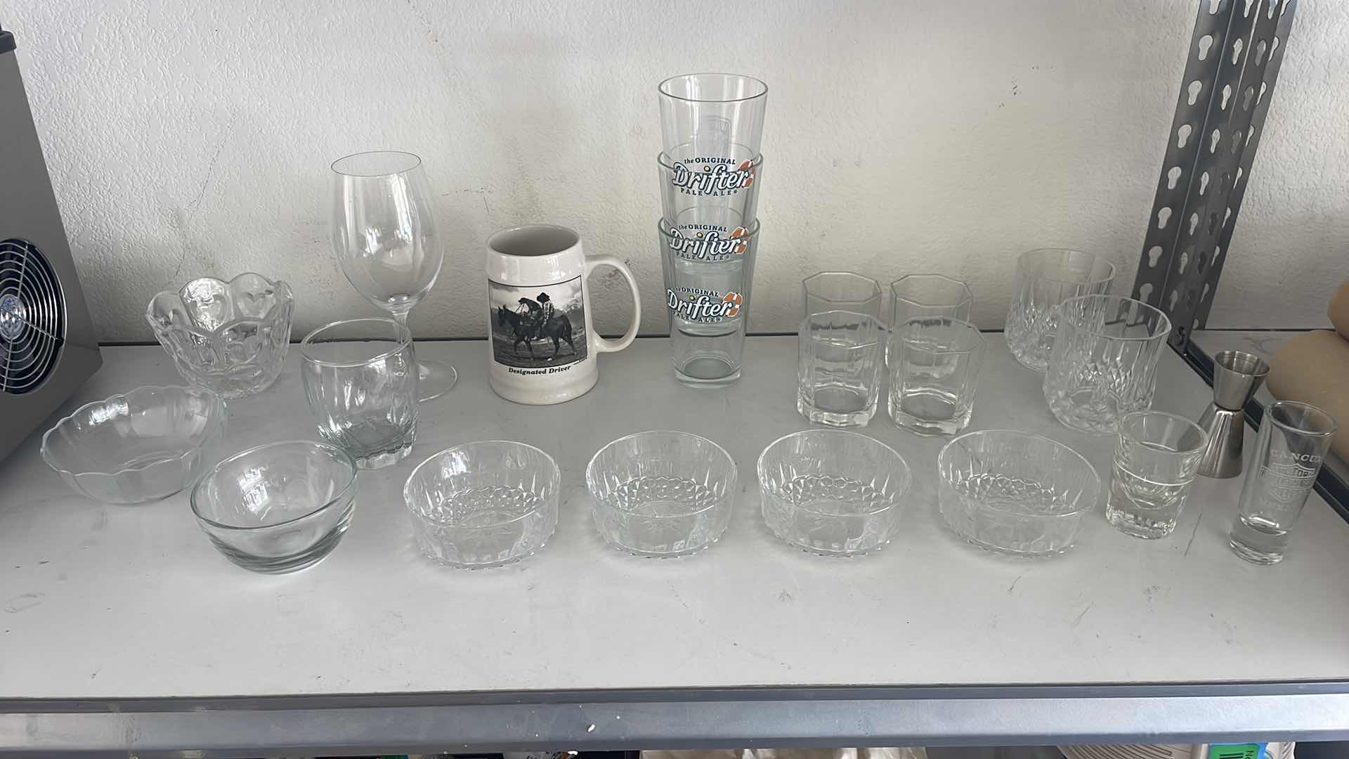 Photo 1 of CRYSTAL, PINT GLASSES SHOT GLASS