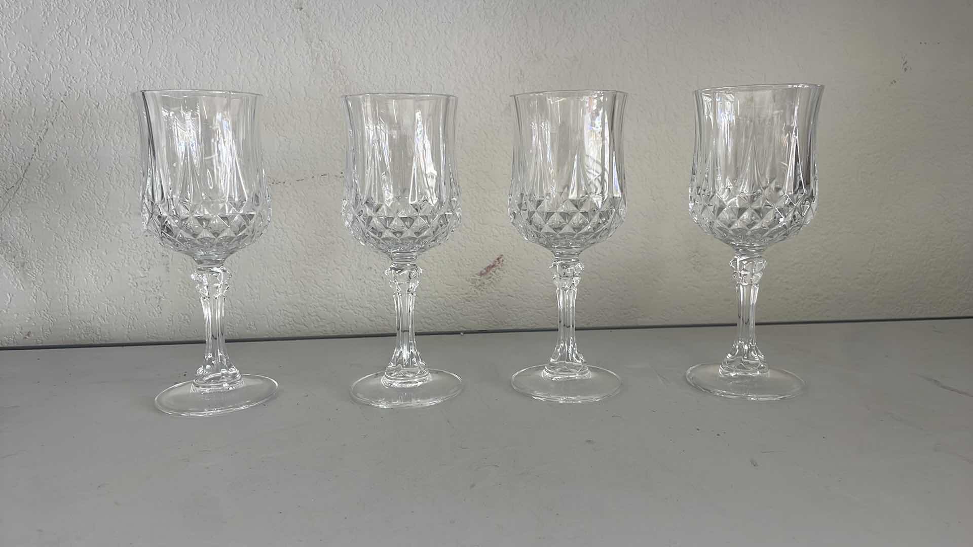 Photo 1 of CRYSTAL WINE GLASSES (4)