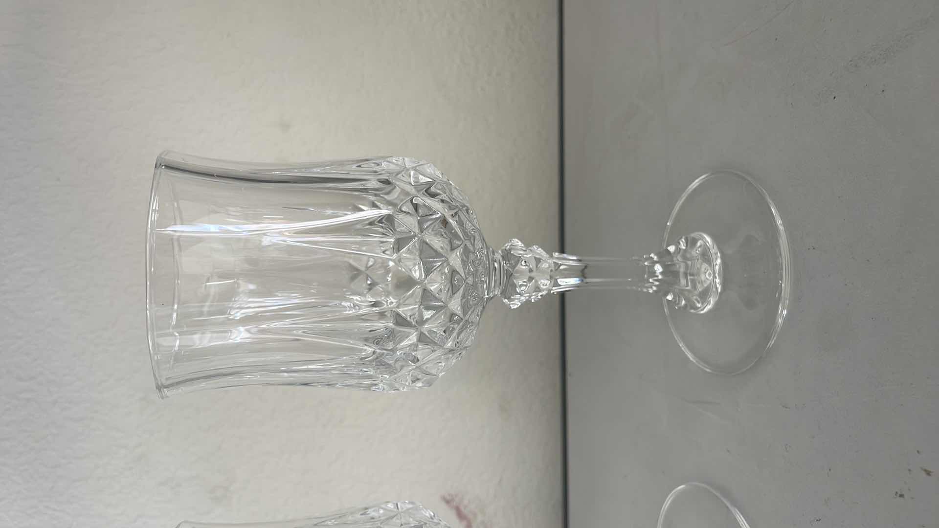 Photo 2 of CRYSTAL WINE GLASSES (4)