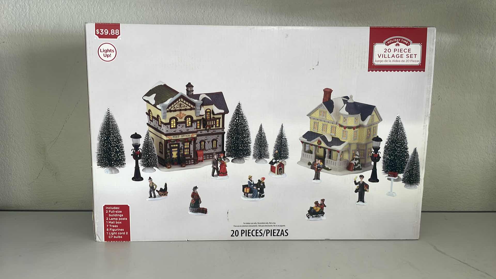 Photo 1 of HOLIDAY TIME 20 PIECE VILLAGE SET