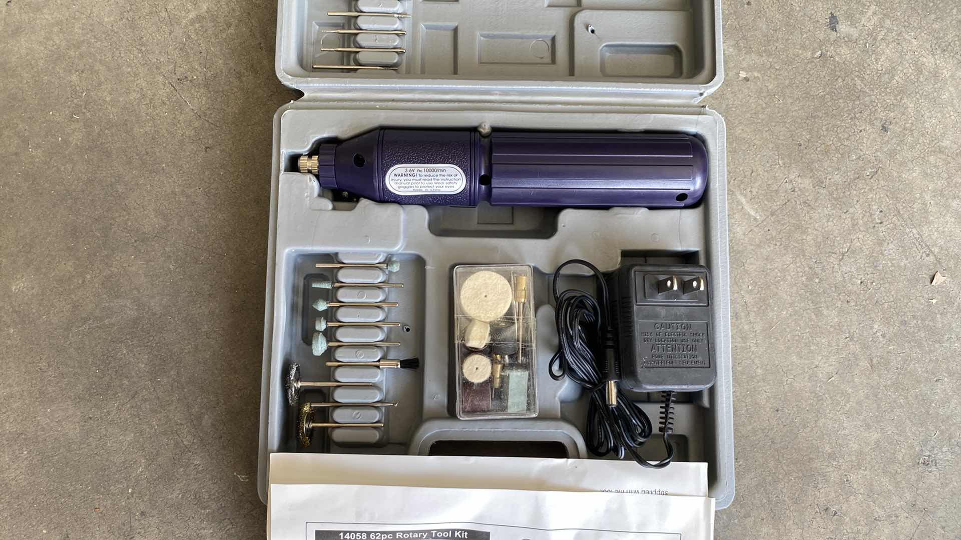 Photo 3 of 62 PC. ROTARY TOOL KIT 14058