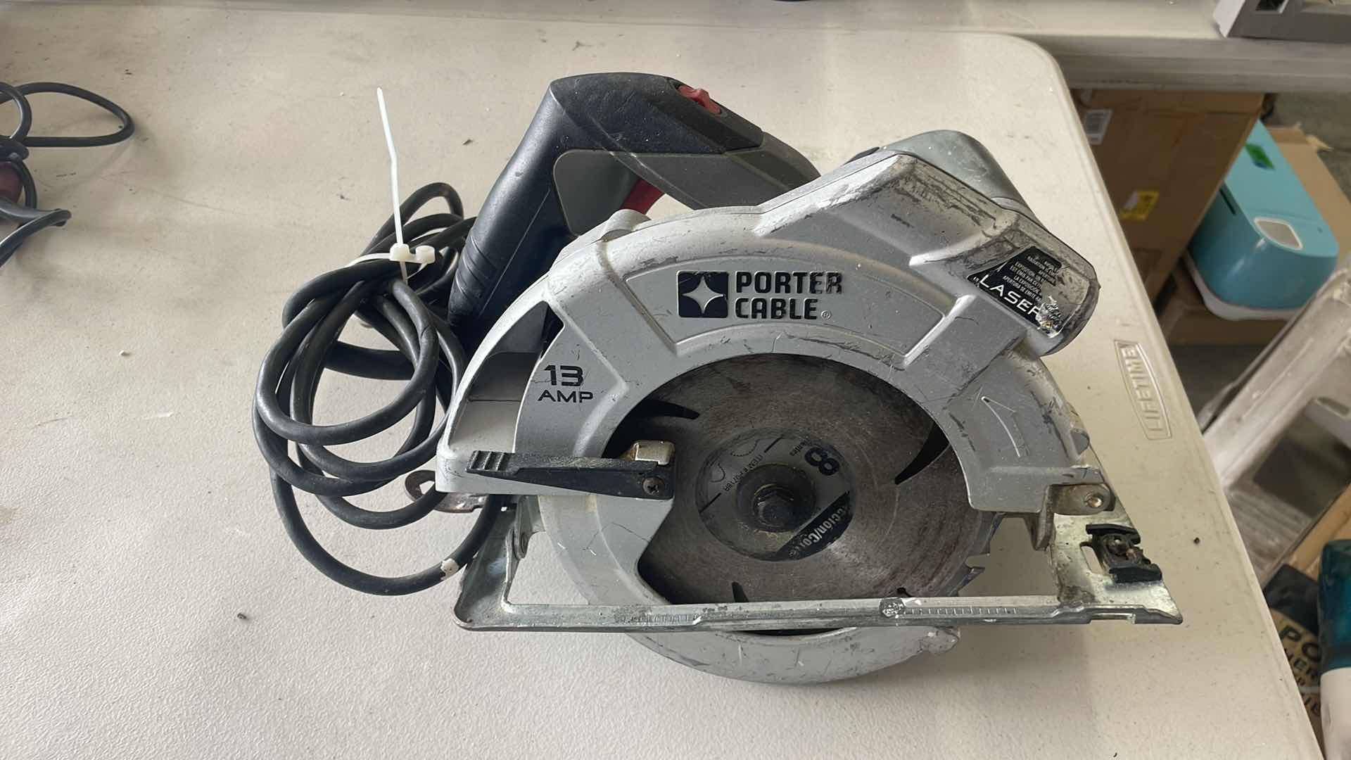 Photo 1 of PORTER CABLE 7-1/4” CIRCULAR SAW LASER GUIDED PC13CSL