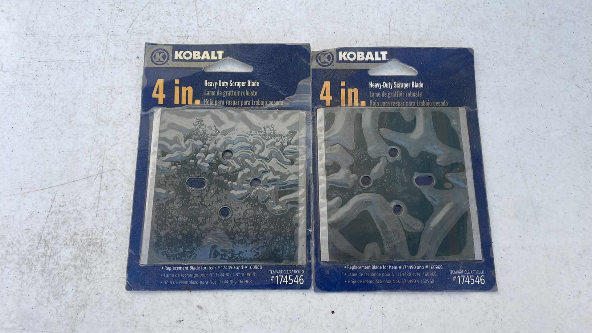 Photo 1 of KOBALT 4” HEAVYDUTY SCRAPER BLADES