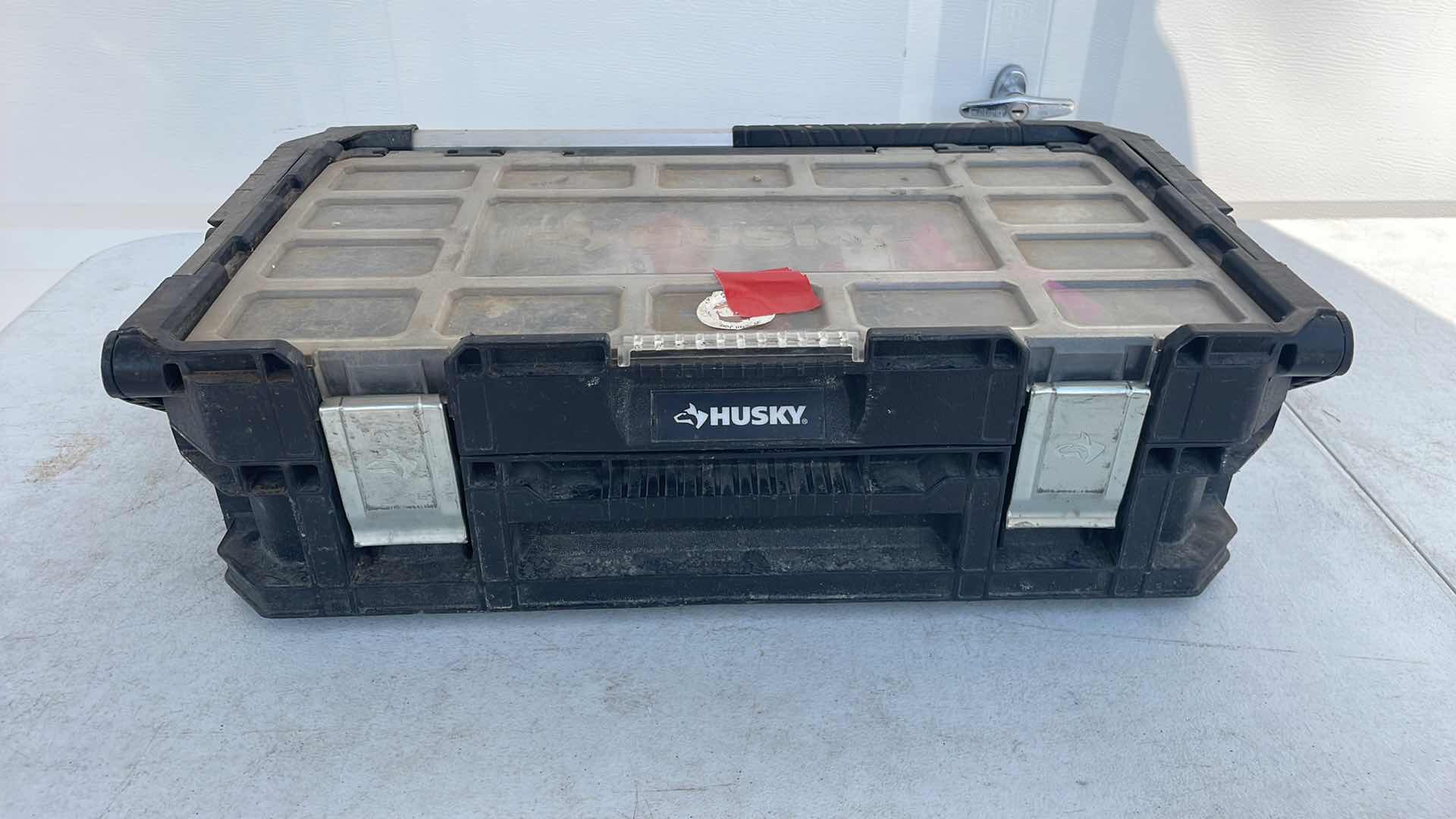 Photo 6 of HUSKY 2 TRAY TOOL BOX WITH CONTENTS