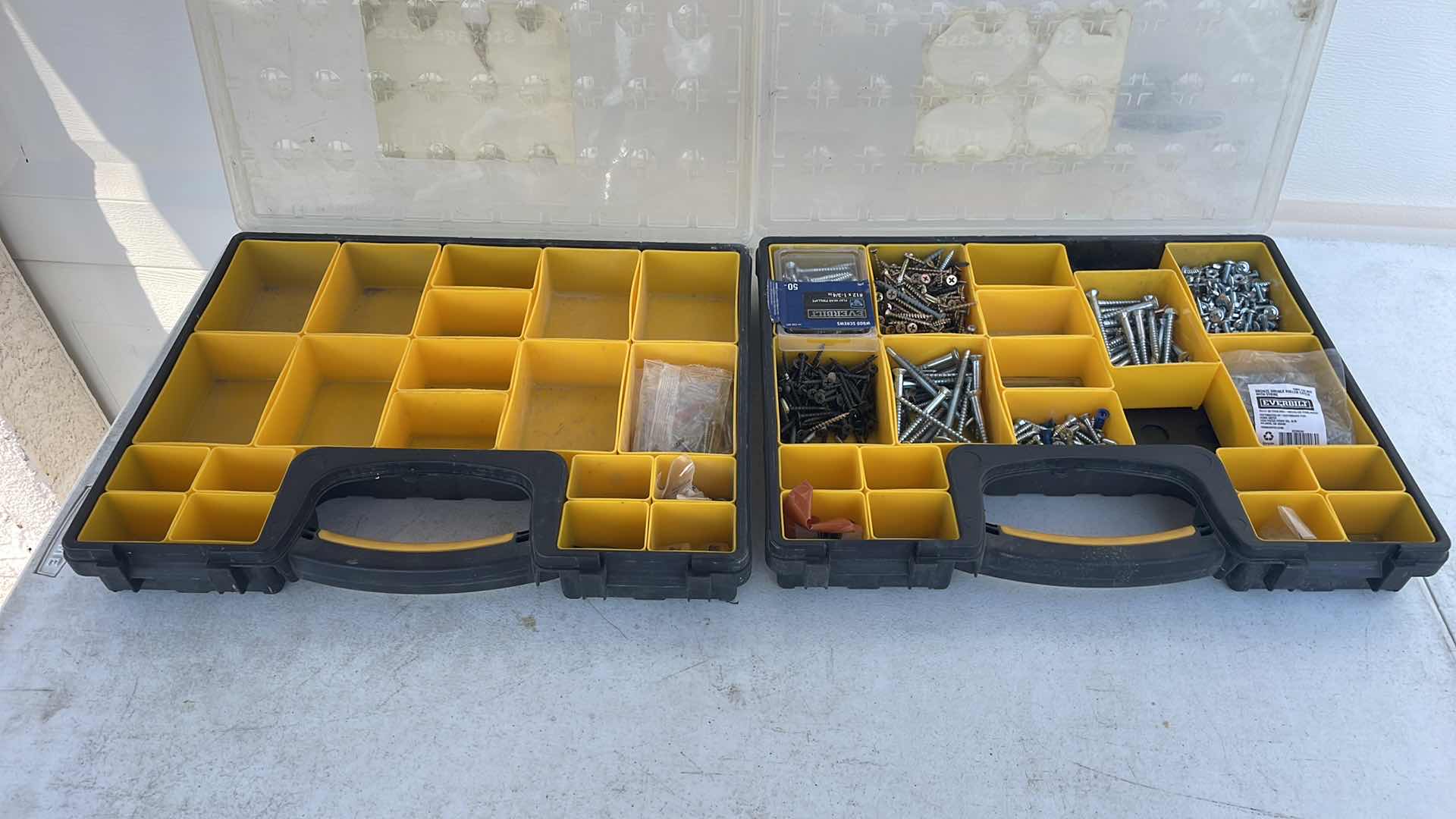 Photo 2 of 2-20 BIN PORTABLE PARTS STORAGE CASES WITH CONTENTS