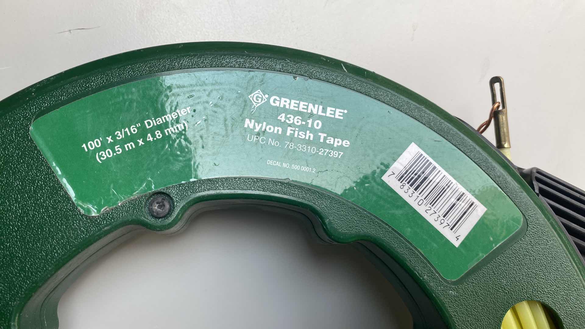 Photo 3 of GREENLEE 436-10 NYLON FISH TAPE 100’x3/16” DIAMETER