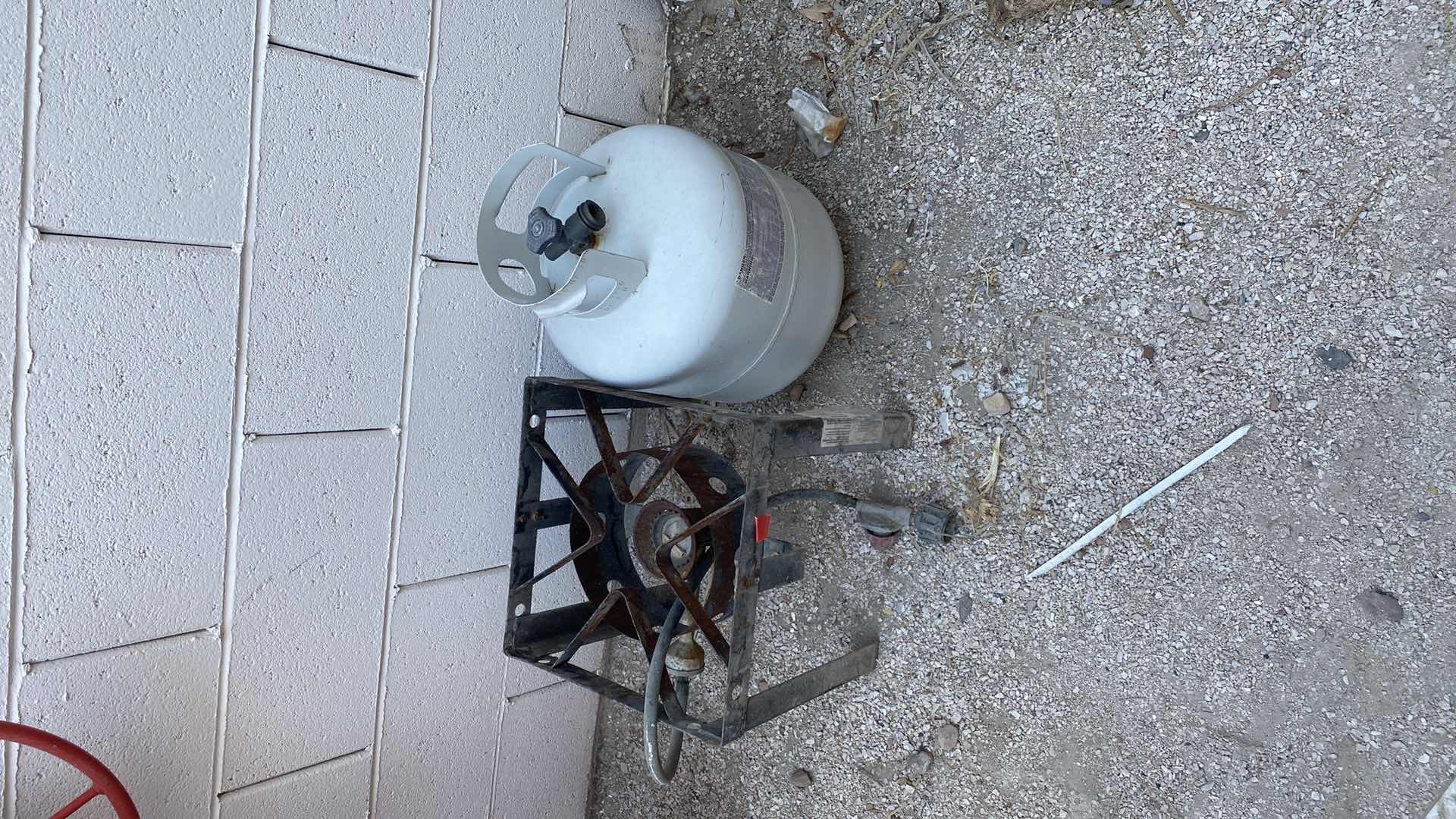 Photo 2 of OUTDOOR PROPANE BURNER WITH PROPANE TANK