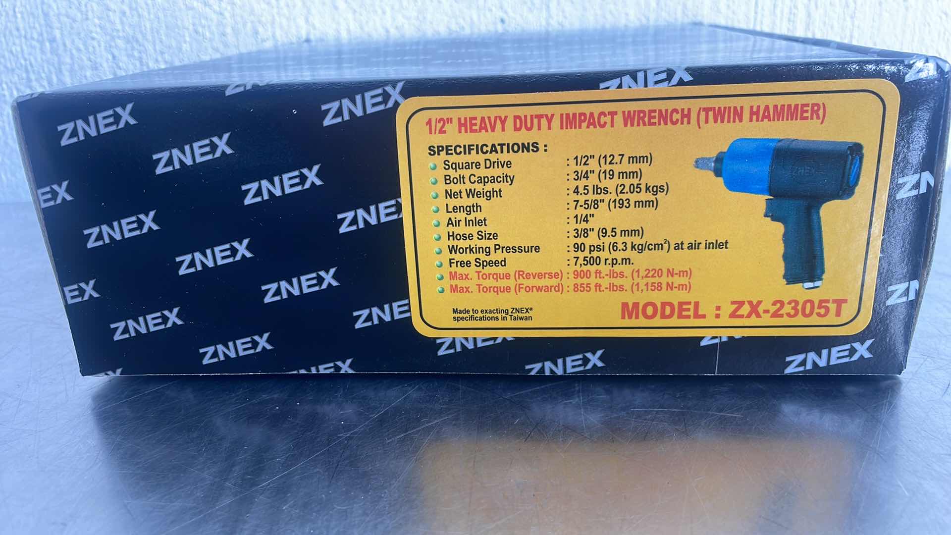 Photo 1 of 1/2” HEAVYDUTY IMPACT WRENCH TWIN HAMMER MODEL ZX-2305T