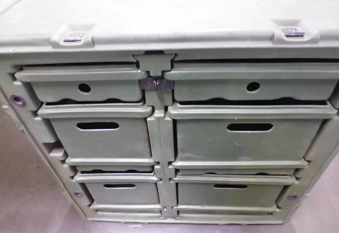 Photo 1 of MILITARY FIELD DESK WITH DRAWERS
