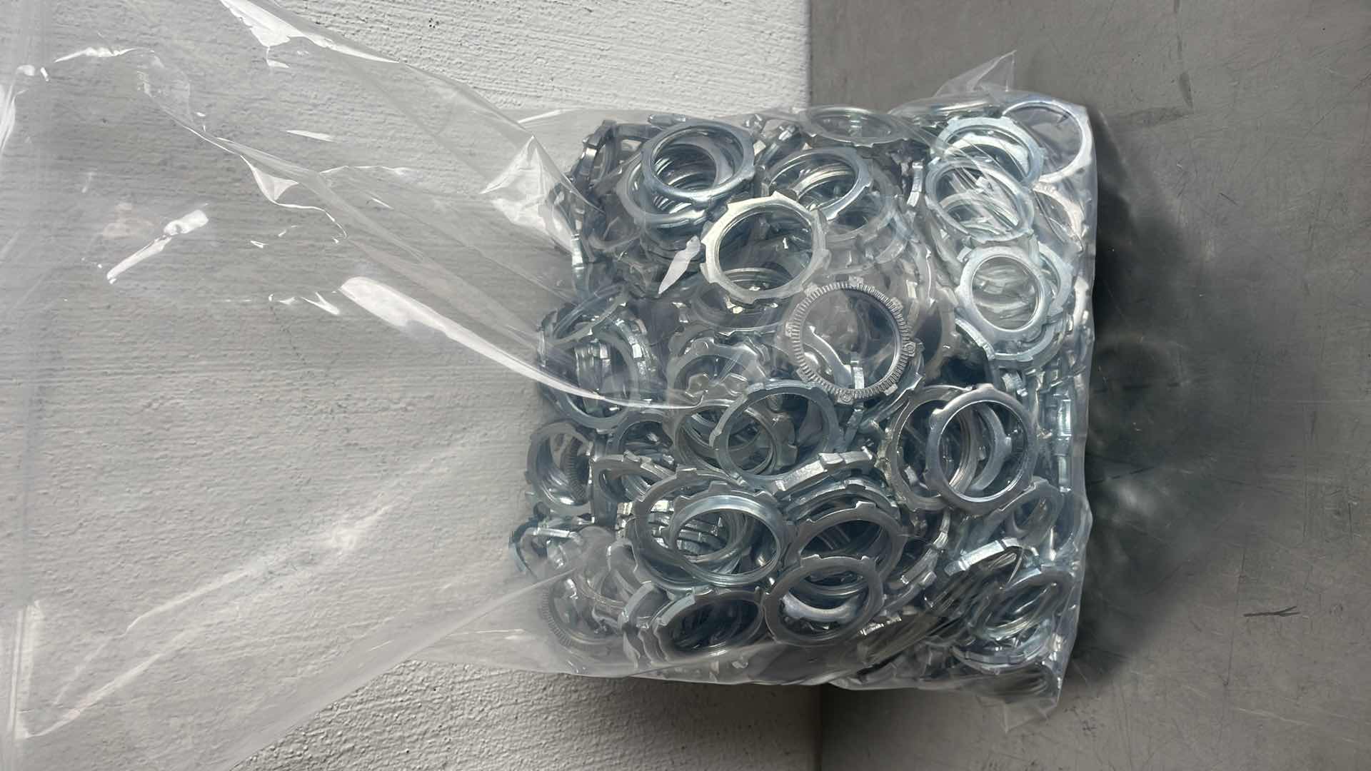 Photo 1 of 976 PCS. ASSORTED CONDUIT LOCK NUTS 3/4", 1", 1-1/4" & 2"