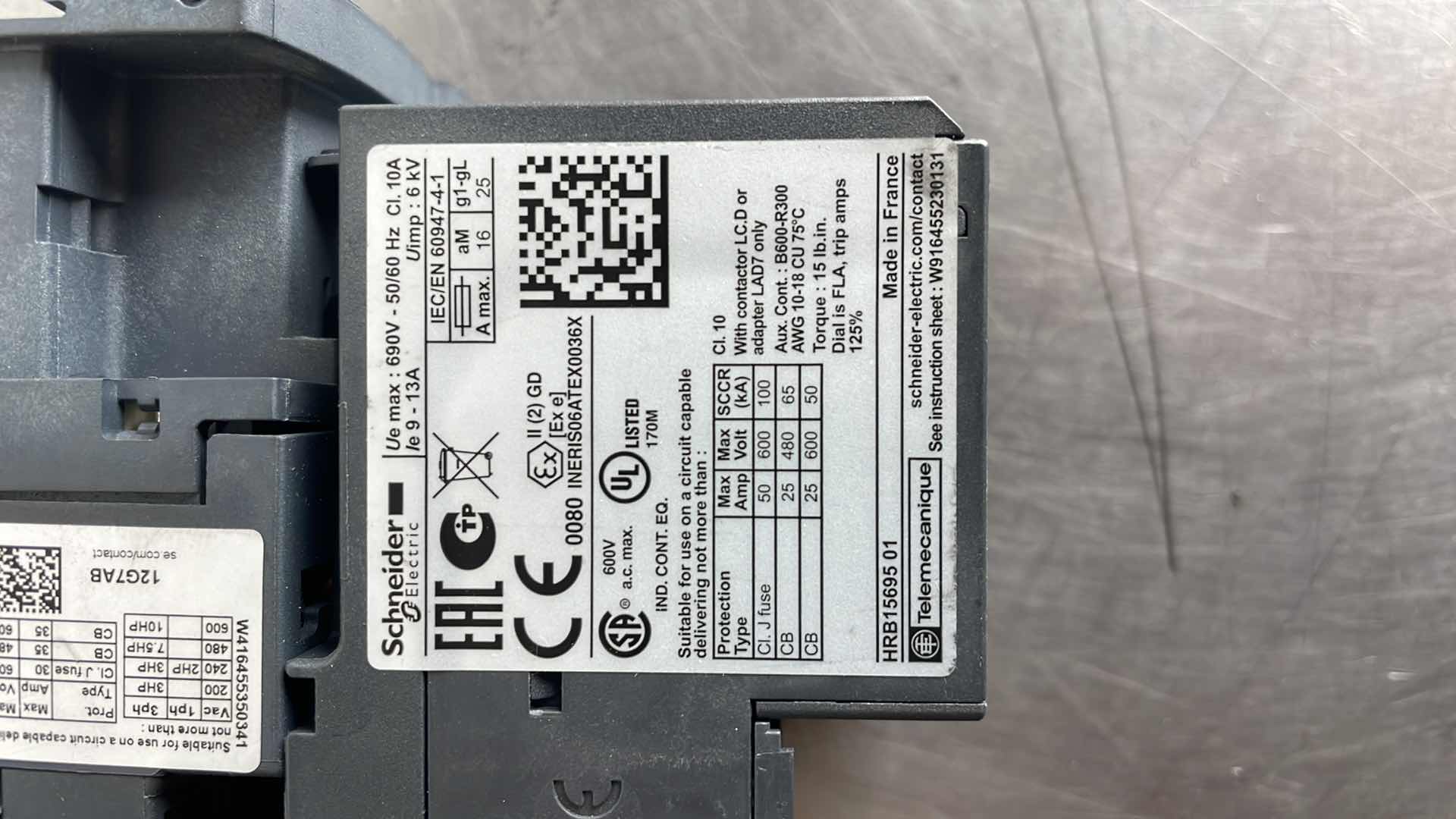 Photo 1 of SCHNEIDER ELECTRIC PARTS