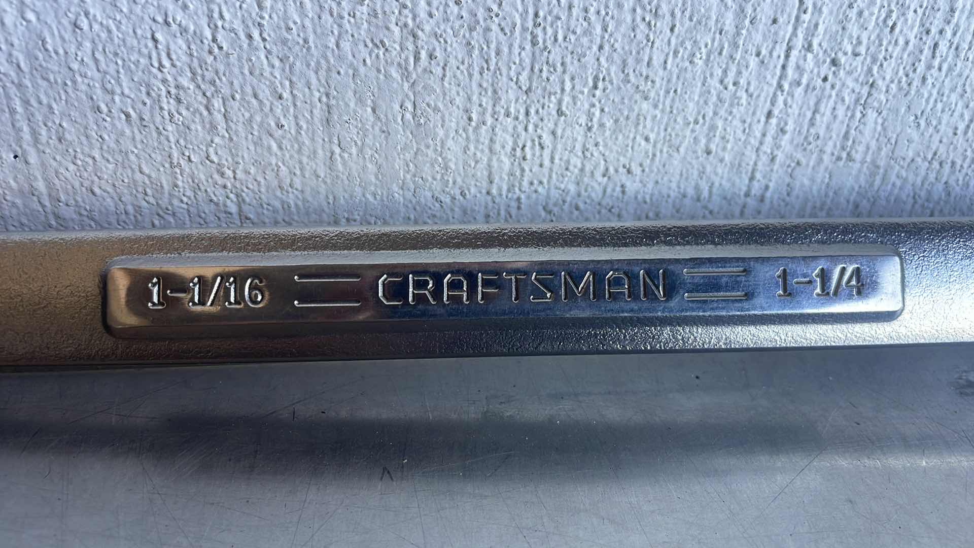 Photo 1 of CRAFTSMAN 1-1/16" X 1-1/4" OFFSET BOX END WRENCH USA