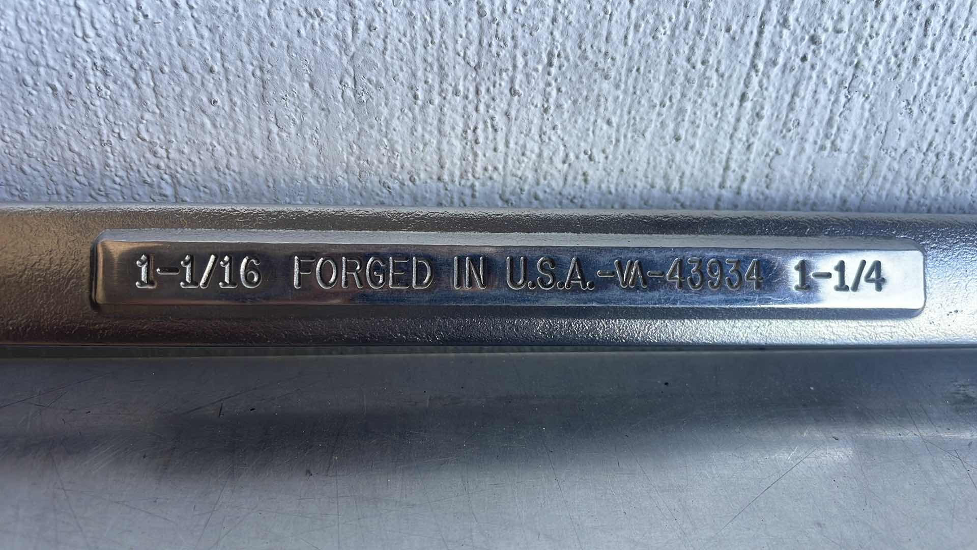 Photo 1 of CRAFTSMAN 1-1/16" X 1-1/4" OFFSET BOX END WRENCH USA