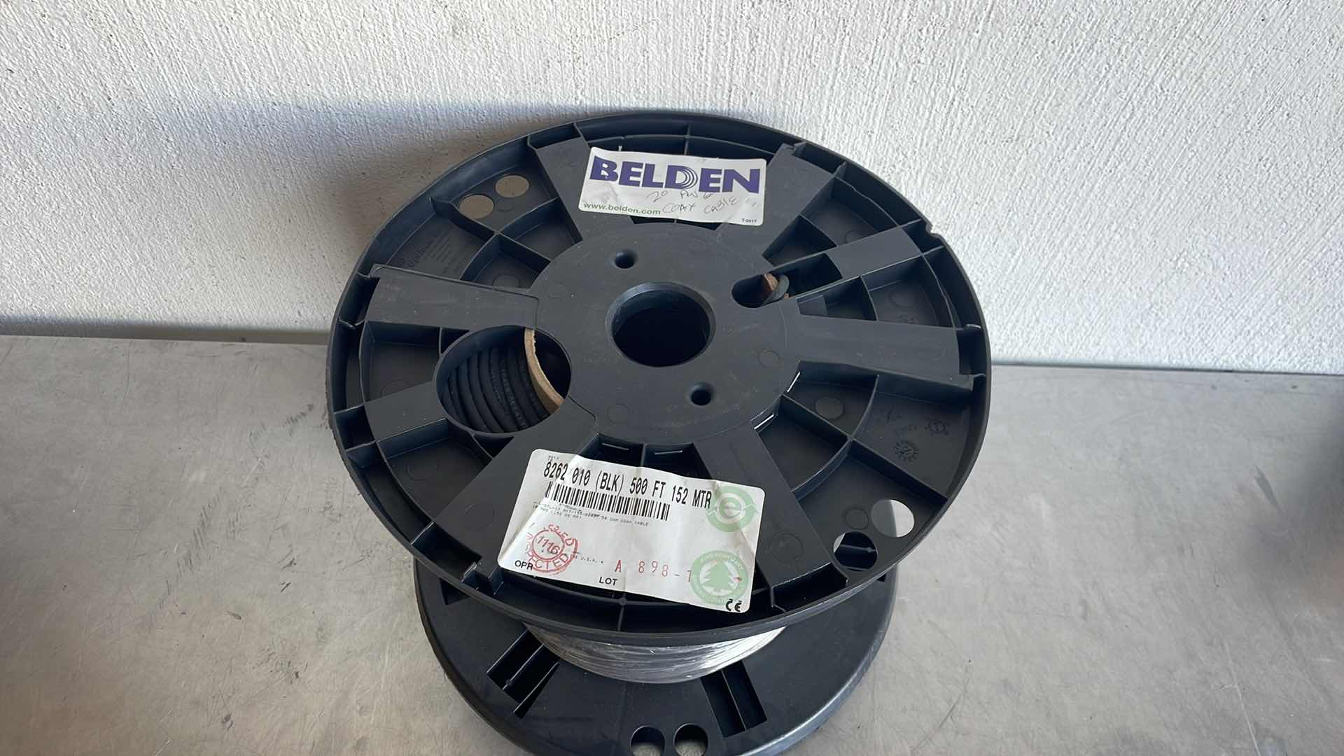 Photo 1 of BELDEN 20AWG 50 OHM COAX CABLE 500FT