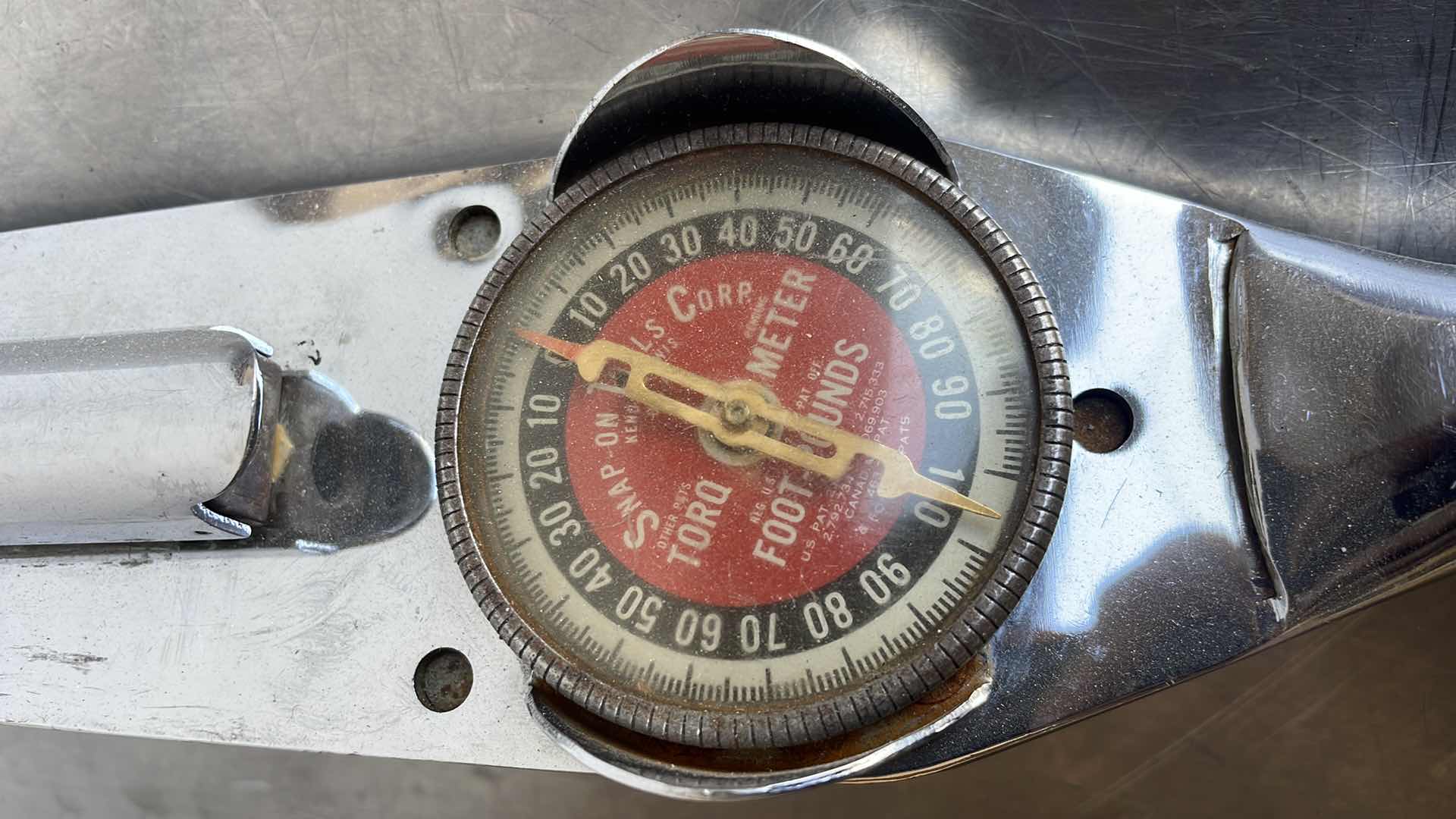 Photo 1 of SNAP ON TE100L TORQOMETER
TORQUE WRENCH, 1/2" DRIVE, 100
FT LB