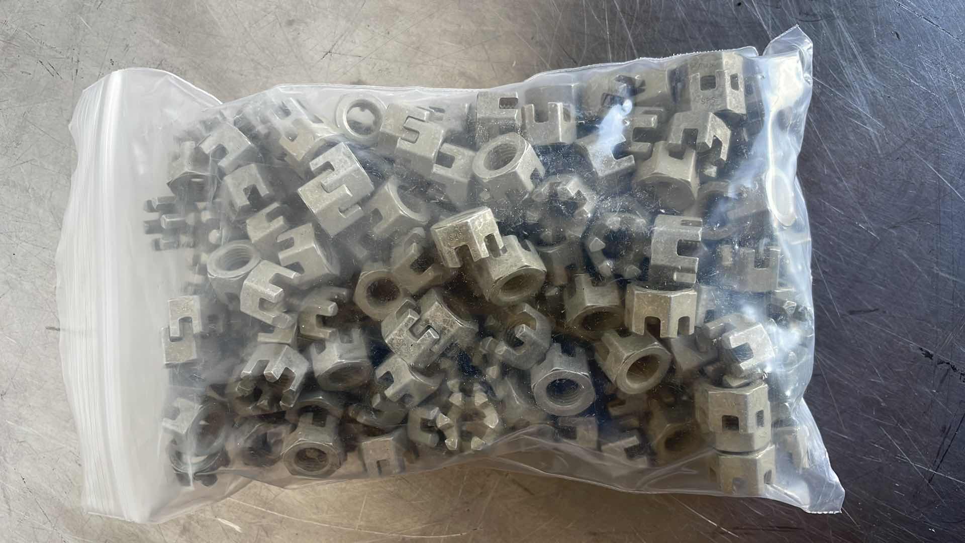 Photo 1 of LCN12-624 CASTELLATED LOCK HEX NUT,3/8-24 x 13/32" ,
5310-00-248-9415 150 PCS