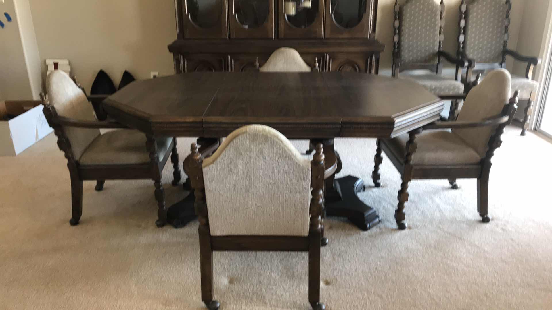 Photo 2 of DINING ROOM TABLE W. 4 CHAIRS 89” X 42”