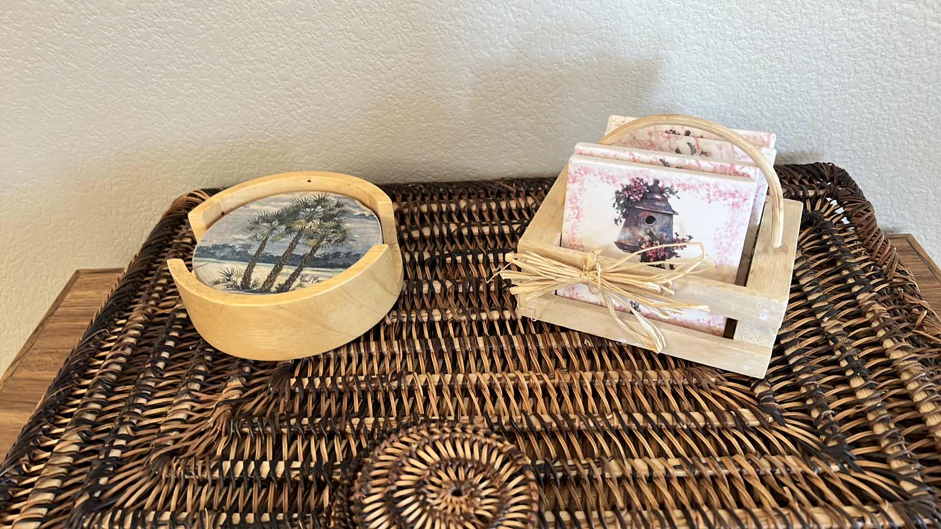 Photo 2 of COASTERS AND NAPKINS W NAPKIN RINGS