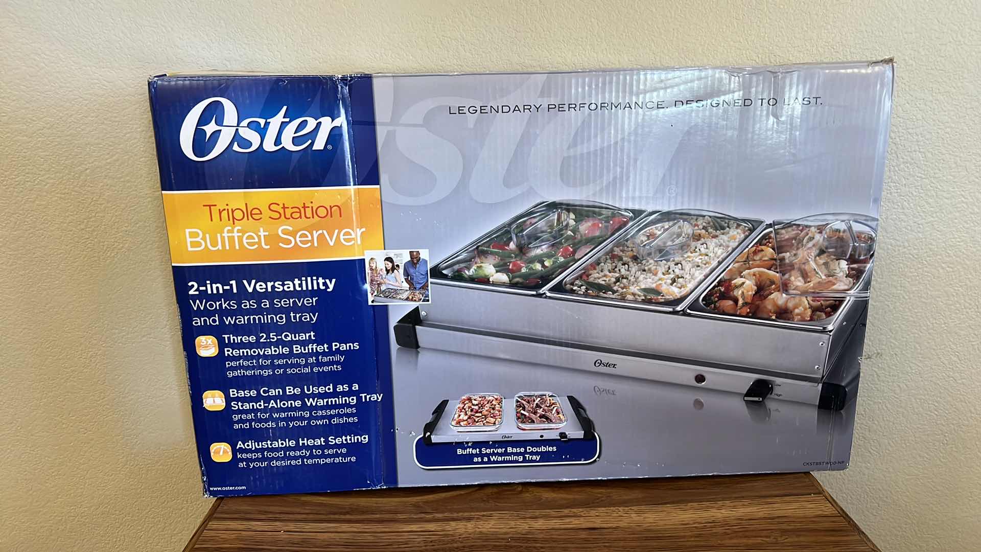 Photo 3 of NEW OSTER TRIPLE STATION BUFFET SERVER, RIVAL CROCKPOT